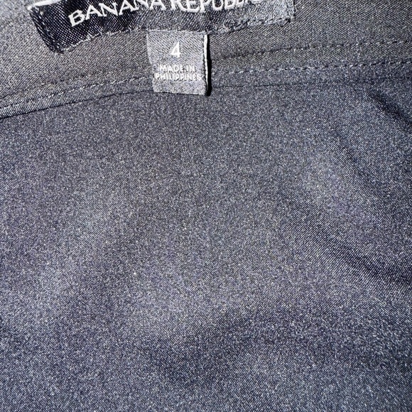 Banana Republic Black Mini Skirt with Gold Buttons - Picture 5 of 5